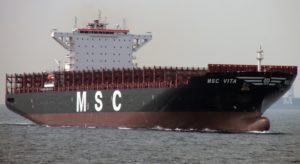 MSC Vita 1 e1509807474300 Livorno: Arrivata la mega ship "MSC Vita", l'armatore Aponte era ad attenderla