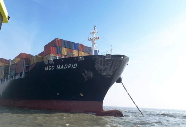 MSC Madrid Collisione in mare