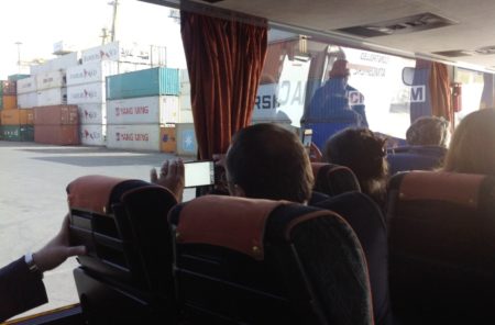 BUS Termina Darsena Toscana MED Ports visita il porto di Livorno / FOTO