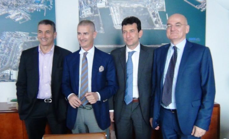 da sx Giulio Schenone, Roberto Ferrari, Paolo Casali, Massimiliano Cozzani