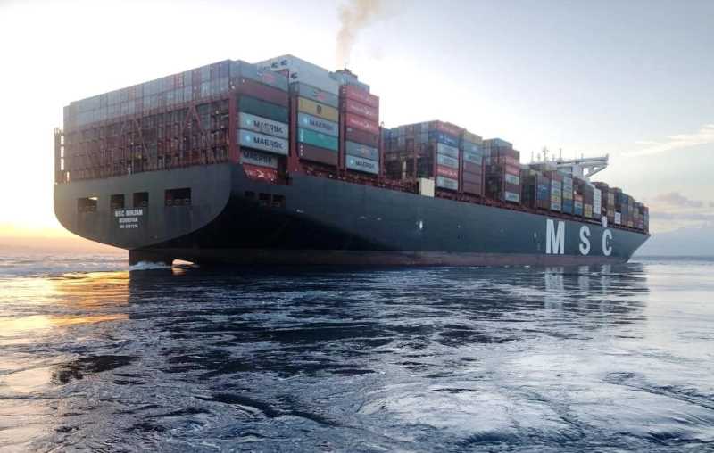 MSC portacontainer