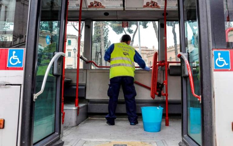 autobus sanificazione