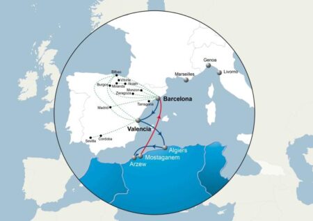 SPAINAF EXPRESS visuel new Container - CMA-CGM, nuovo collegamento settimanale Spagna -Algeria