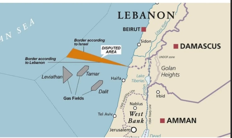 Libano confini