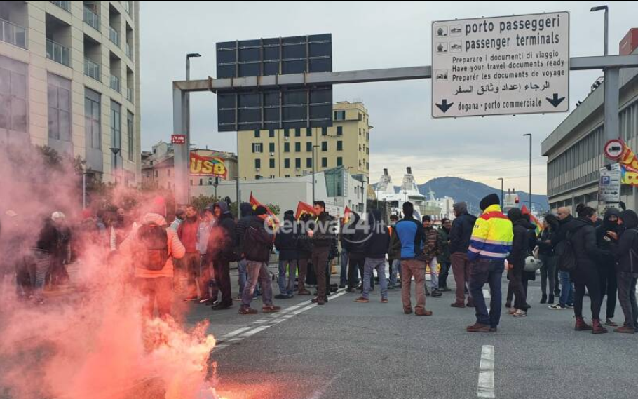 Sciopero Genova