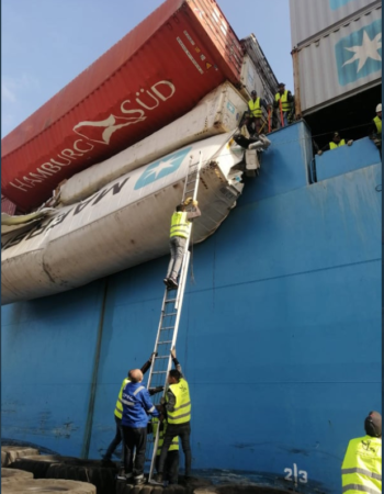 container collapsed