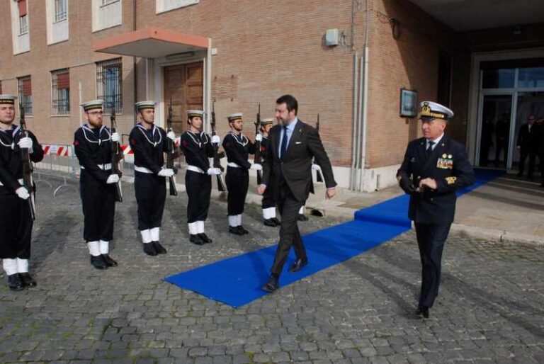 Salvini a Civitavecchia
