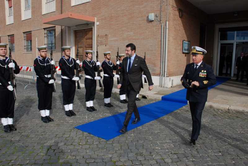 Salvini a Civitavecchia