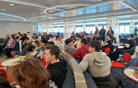 Studenti Career Day 1 VIDEO e FOTO/ Assarmatori e GDM, a bordo di Moby Legacy, rilanciano l'occupazione marittima