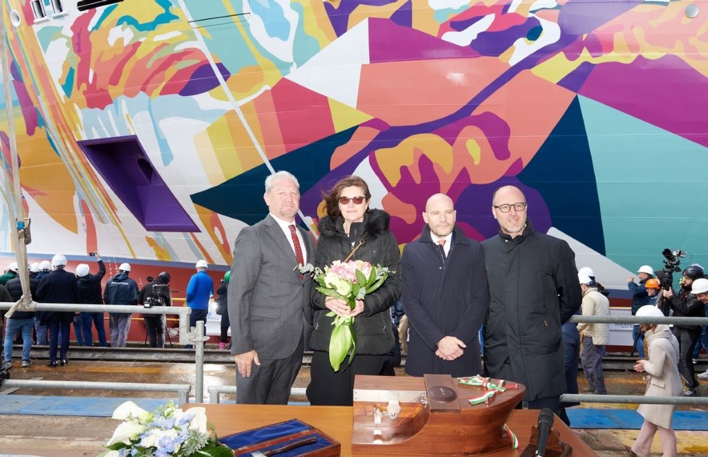 Fincantieri Norvegian Fincantieri celebra il varo della nave da crociera Norwegian Aqua