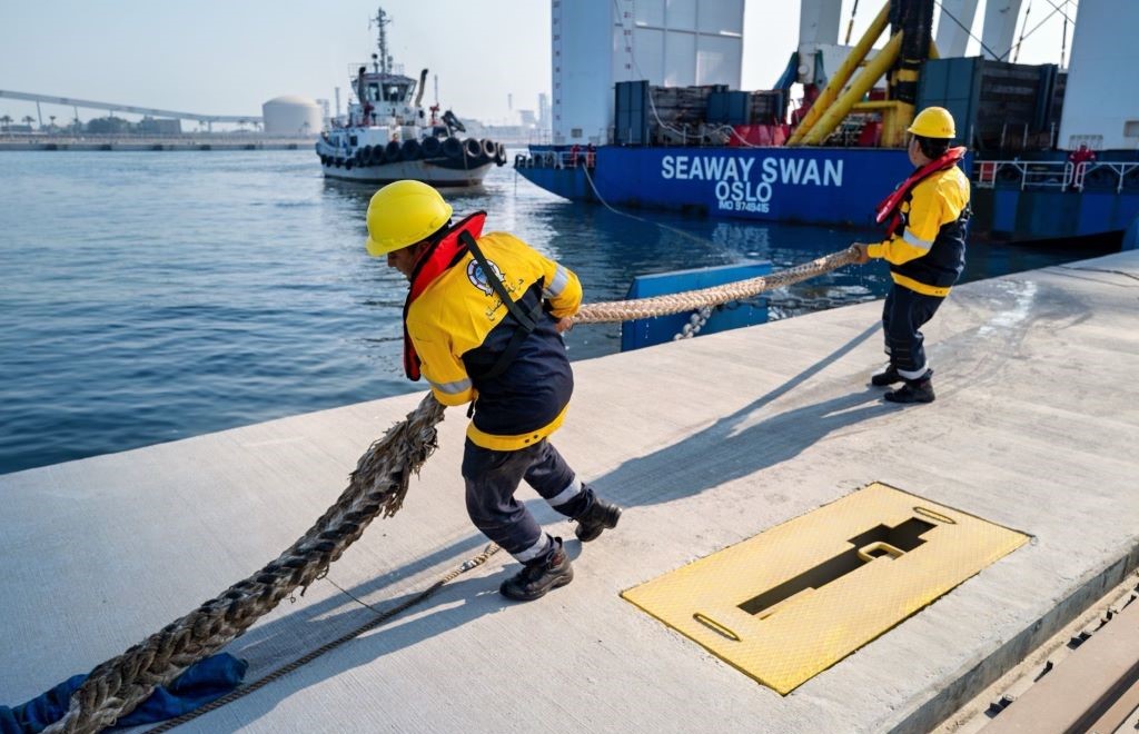 Ormeggiatori Damietta Terminal Arrivate le prime 5 gru STS al nuovo terminal container di Eurogate-Contship a Damietta (Foto)