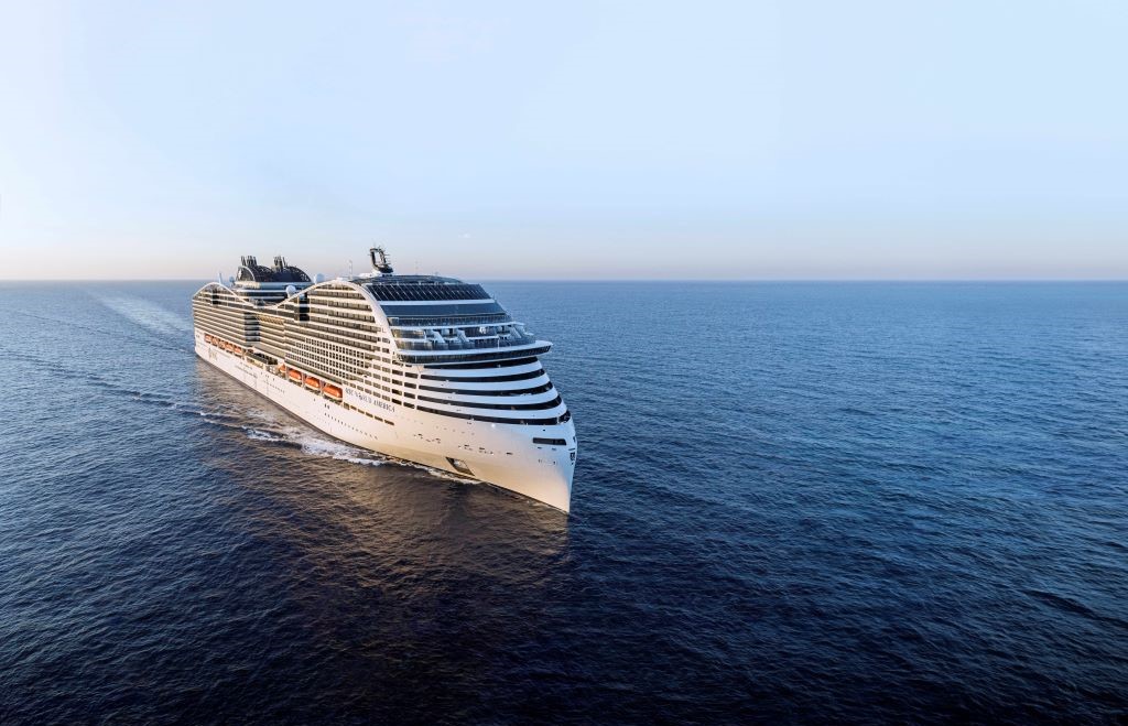 MSC World America Consegna la nuova ammiraglia MSC World America a Saint-Nazaire