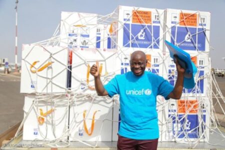 Unicef Grimaldi Grimaldi supporta l'UNICEF per trasportare aiuti essenziali in Africa