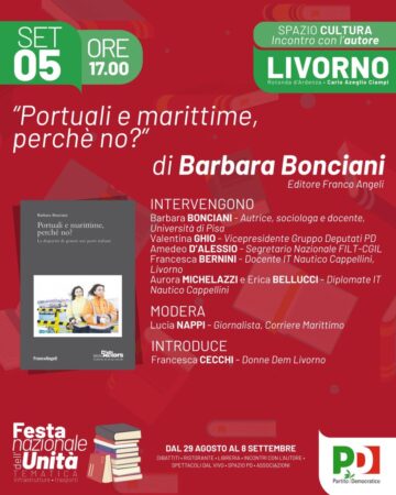 BONCIANI Libro Il libro: "Portuali e marittime, perché no? La disparità di genere nei porti italiani" di Barbara Bonciani