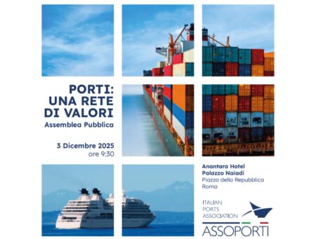 Al via stamani l’Assemblea Pubblica di Assoporti