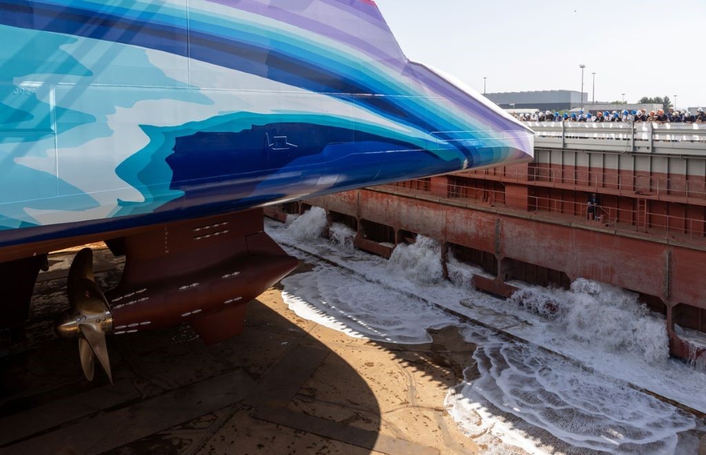 2 Varo Norwegian Aura Fincantieri celebra a Monfalcone il varo di “Norwegian Aura”